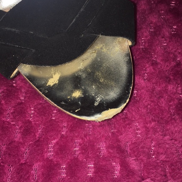 MIchael Kors Black suede & cork wedges - Picture 5 of 6